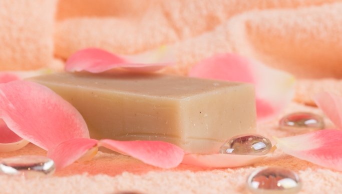 Savon rose & karité